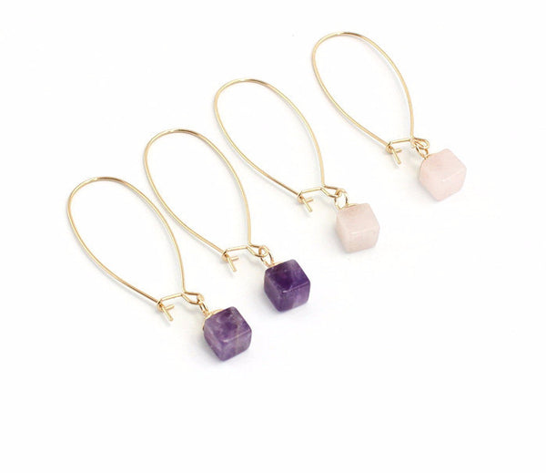 Yin Quartz Earrings