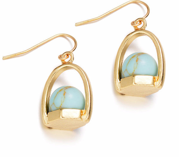 Turquoise Drop Earrings
