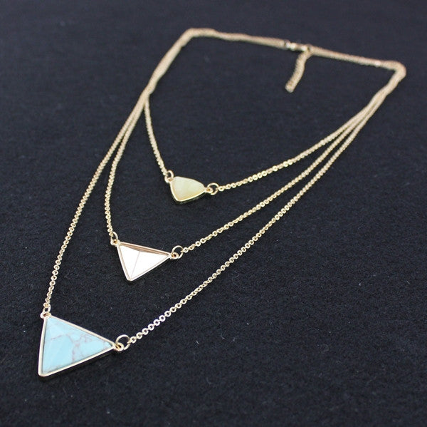 Triangle Layer Necklace