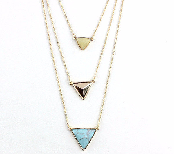 Triangle Layer Necklace
