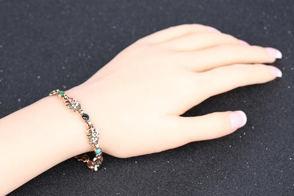 Bronze Elephant Charm Bracelet