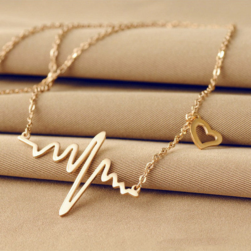 Custom ekg necklace shop
