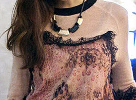 New - M Petal Necklace