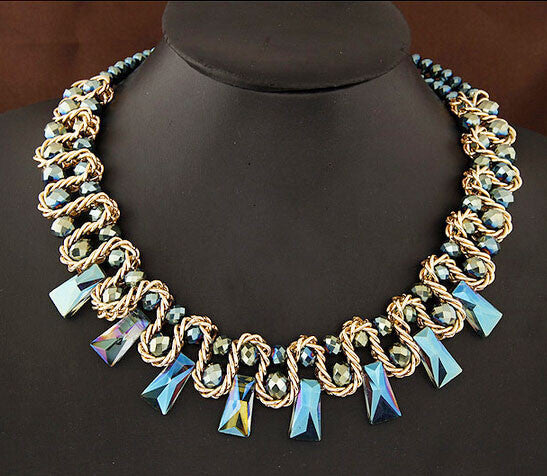 New Aurora Twist M  Bar Necklace