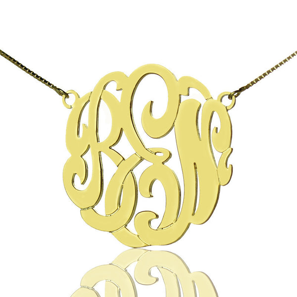 New Femmi C script Monogram Necklace.