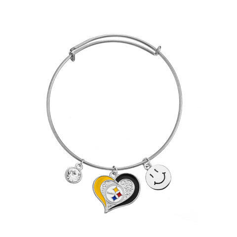 Steelers Charm Bangle