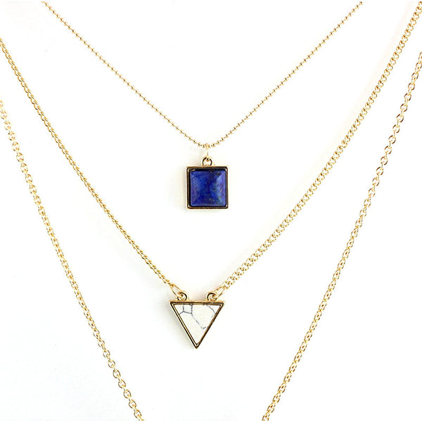 Triangle Tassel Necklace