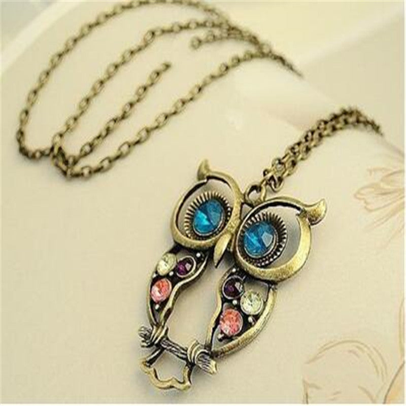 Bronze Crystal l Necklace-