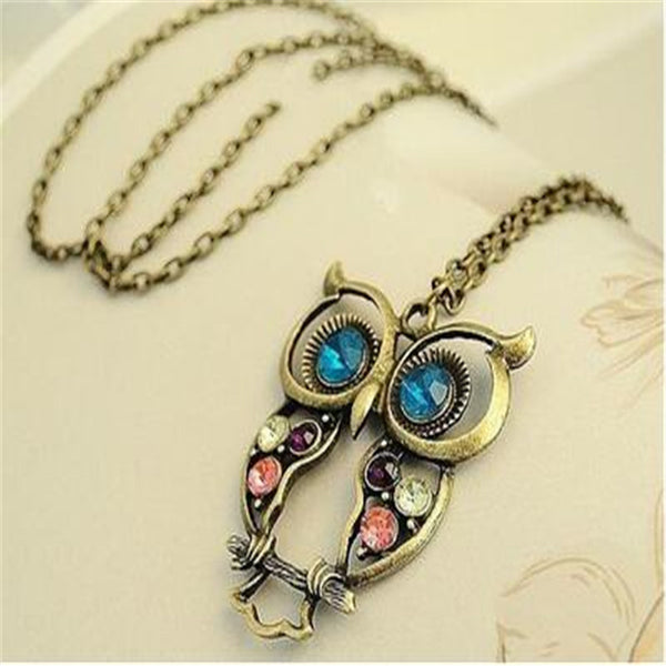 Bronze Crystal l Necklace-