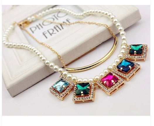 East Point Jewel Statement Necklace