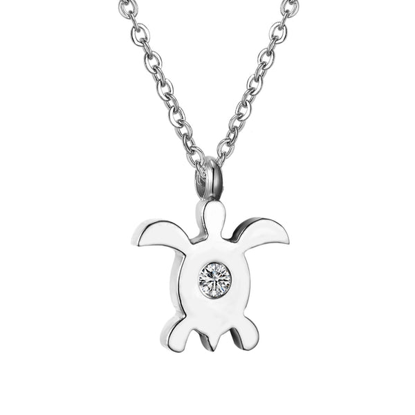 Crystal Turtle Pendant Necklace- Save Up To 25%