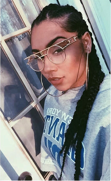 B Boxed Metal Frame  Sunglasses