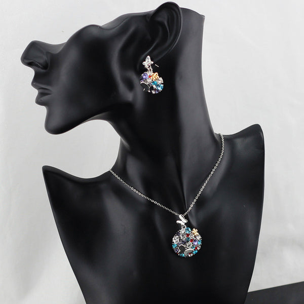 G CZ Butterfly Set