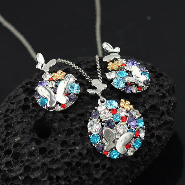 G CZ Butterfly Set