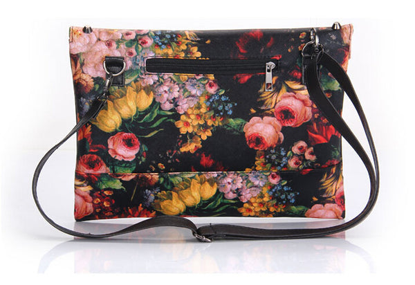 Floral Print Envelope Clutch