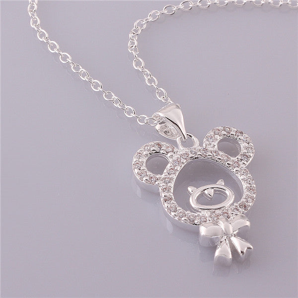 Baby Femmi-Bear Pendant Necklace