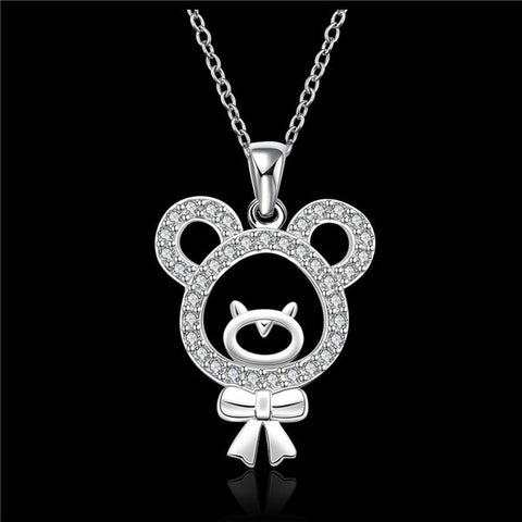 Baby Femmi-Bear Pendant Necklace