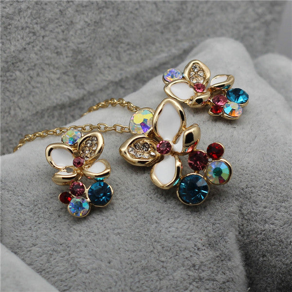 G  Crystal Flower  Set