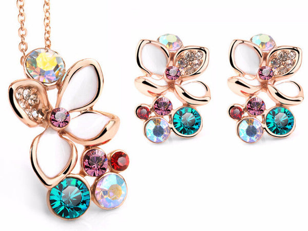 G  Crystal Flower  Set