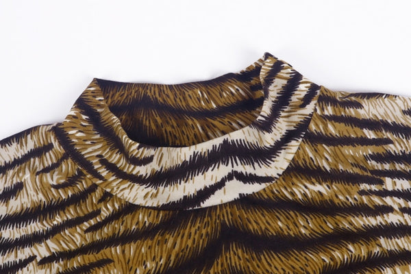 Tiger Print Bodycon Dress