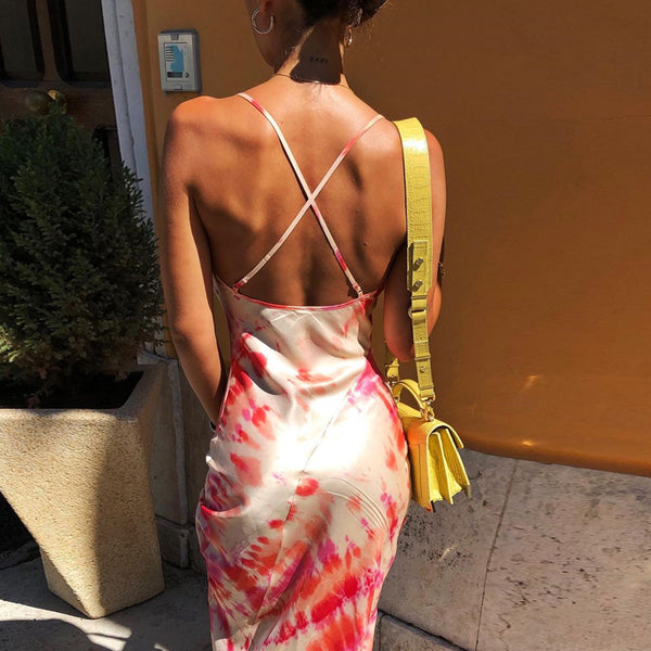 Satin Demi Bodycon dress