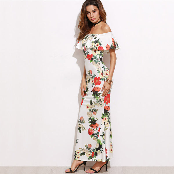 Floral Maxi Dress – Femmi Accessories