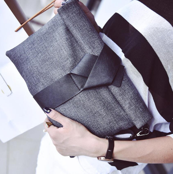 Cross Knot Envelope Handbag