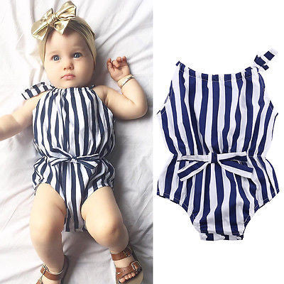Pinstripe Romper