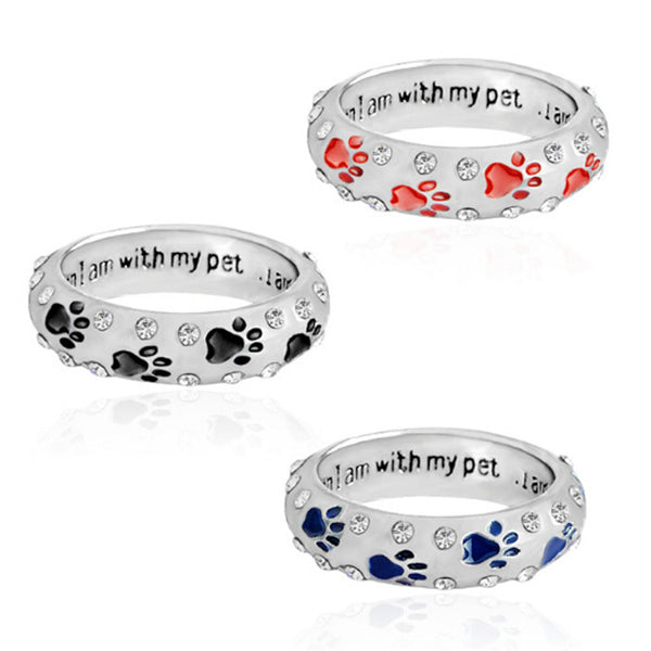 Pet Lovers CZ Ring