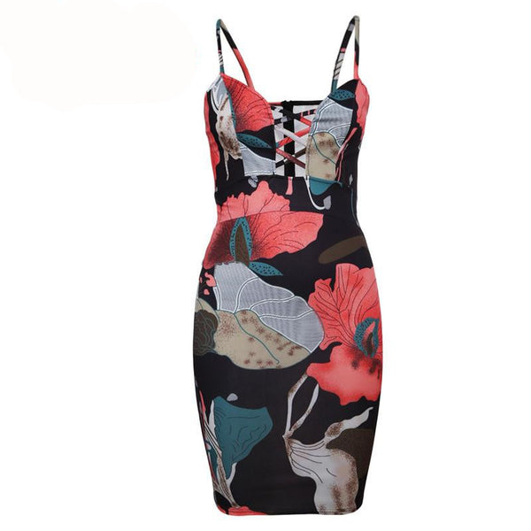 Flower Bodice Dress