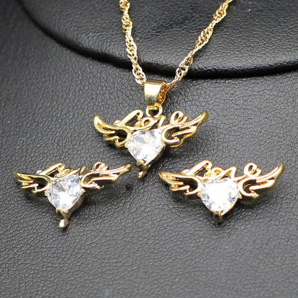 Angle Wings Jewelry Set