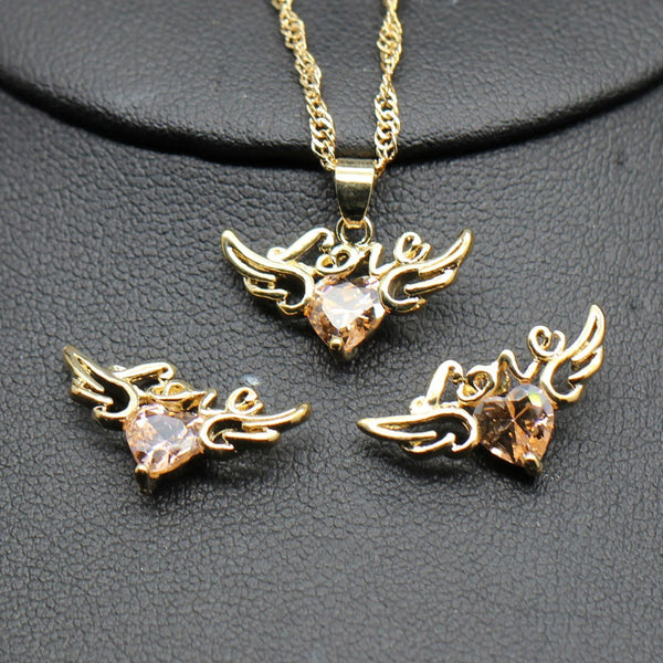 Angle Wings Jewelry Set