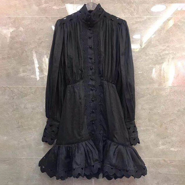 Hollow High Waist Dress