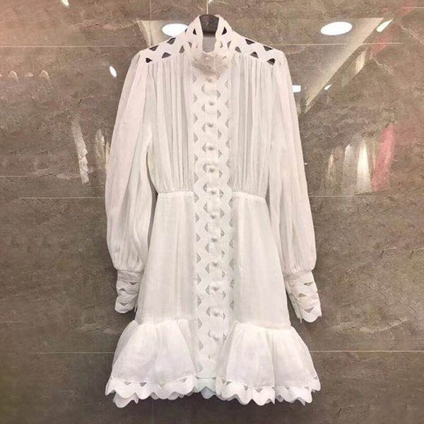 Hollow High Waist Dress