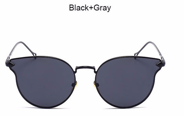 Cat Eye Mirror Sunglasses