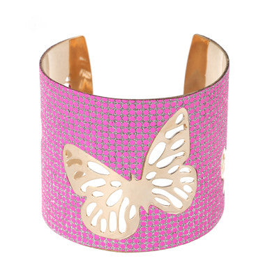 Butterfly Sticker Cuff Bracelet