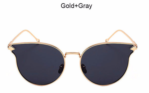Cat Eye Mirror Sunglasses