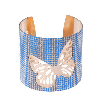 Butterfly Sticker Cuff Bracelet