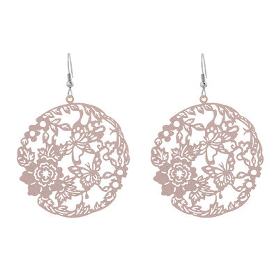 Hollow Butterfly Earrings