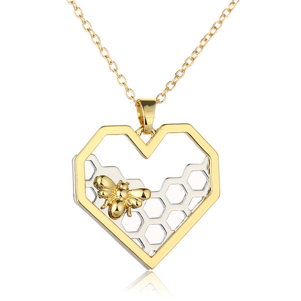 B Fan Necklace