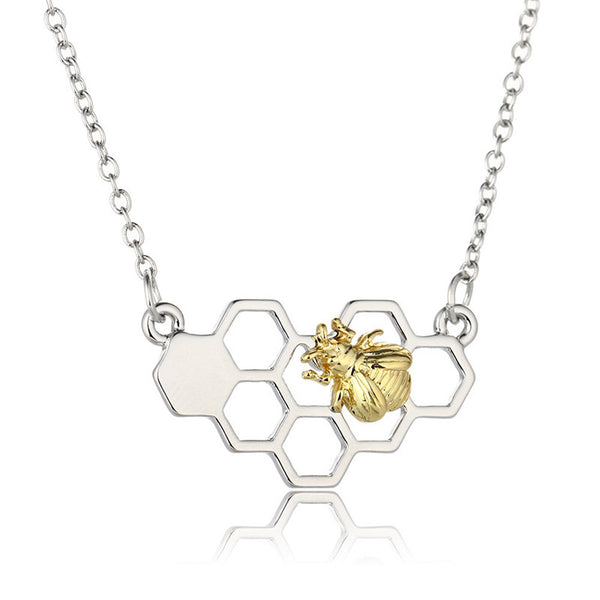 B Fan Necklace
