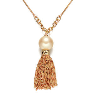 Pearl Tassel Necklace